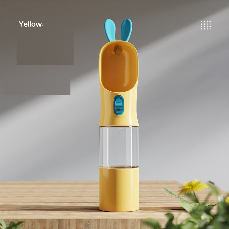 2-In-1 Outdoor Pet Water Bottle With Poop Bags