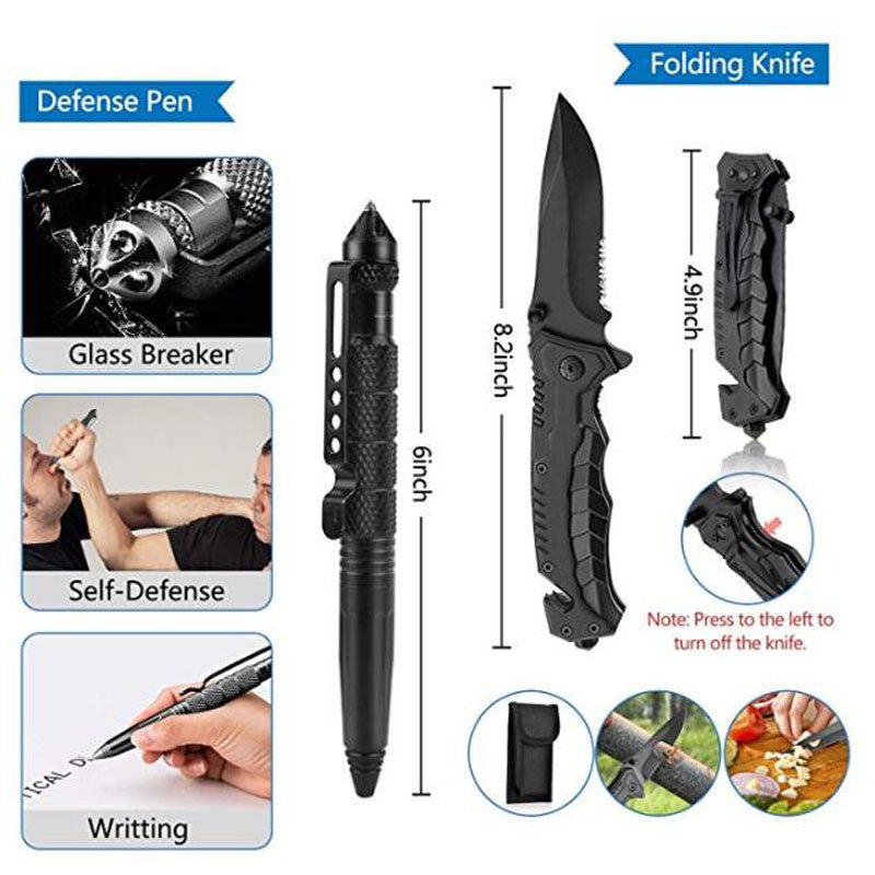 Outdoor Adventure Emergency Survival Tool Bag - ArtInk eXpress