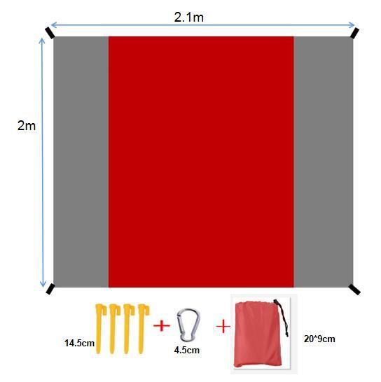 Beach Mat Folding Waterproof Picnic Mat - ArtInk eXpress