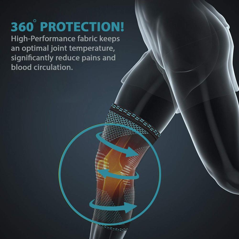 Sports Knee Pads Knitted Sports Knee Pads - ArtInk eXpress