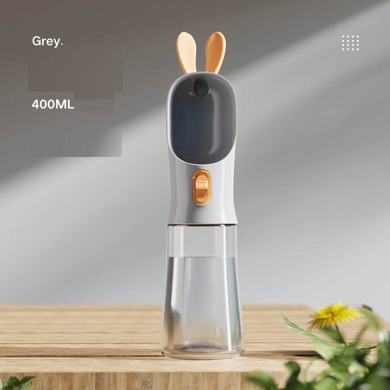 2-In-1 Outdoor Pet Water Bottle With Poop Bags