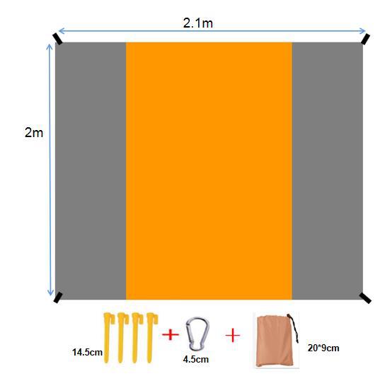 Beach Mat Folding Waterproof Picnic Mat - ArtInk eXpress
