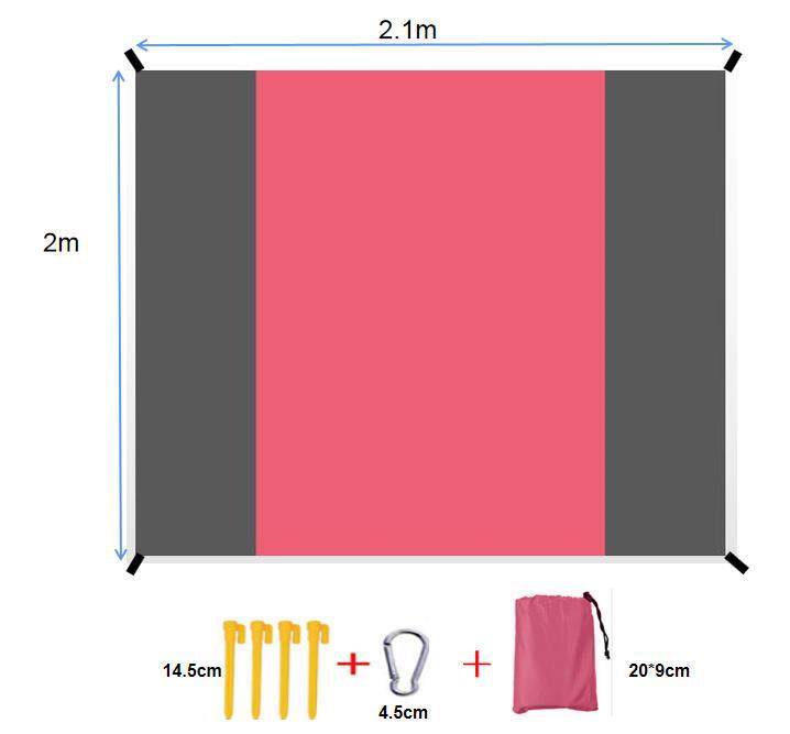 Beach Mat Folding Waterproof Picnic Mat - ArtInk eXpress