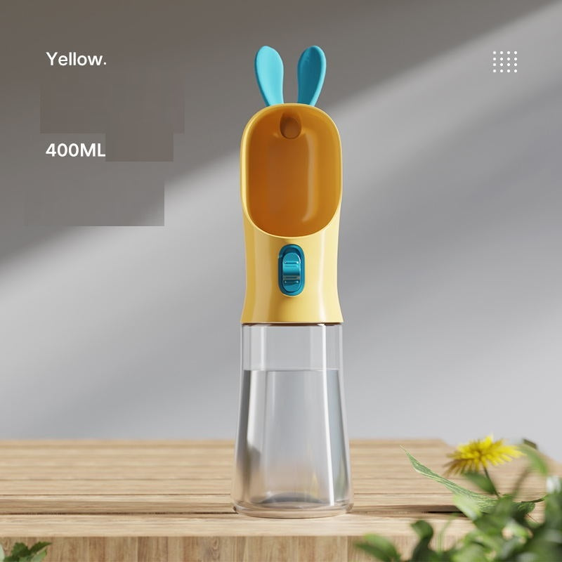 2-In-1 Outdoor Pet Water Bottle With Poop Bags