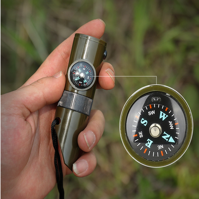 Outdoor Seven-in-one Multifunctional Survival Whistle - ArtInk eXpress