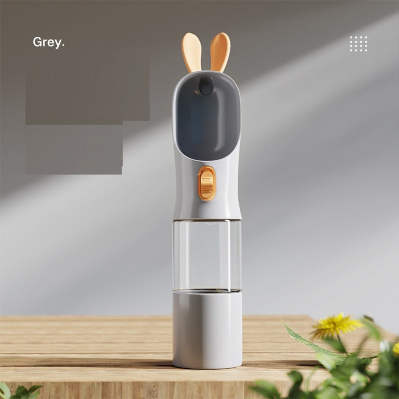2-In-1 Outdoor Pet Water Bottle With Poop Bags