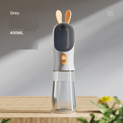 2-In-1 Outdoor Pet Water Bottle With Poop Bags