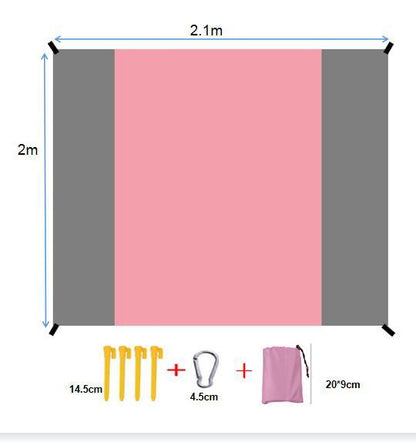 Beach Mat Folding Waterproof Picnic Mat - ArtInk eXpress 